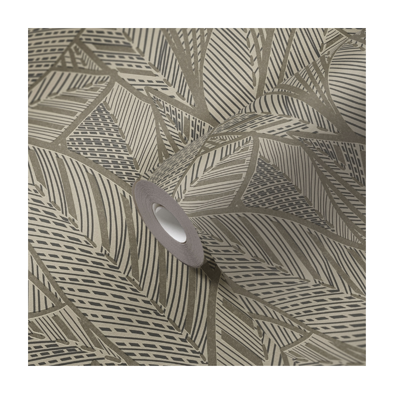 Palm Frond Mosaic Wallpaper
